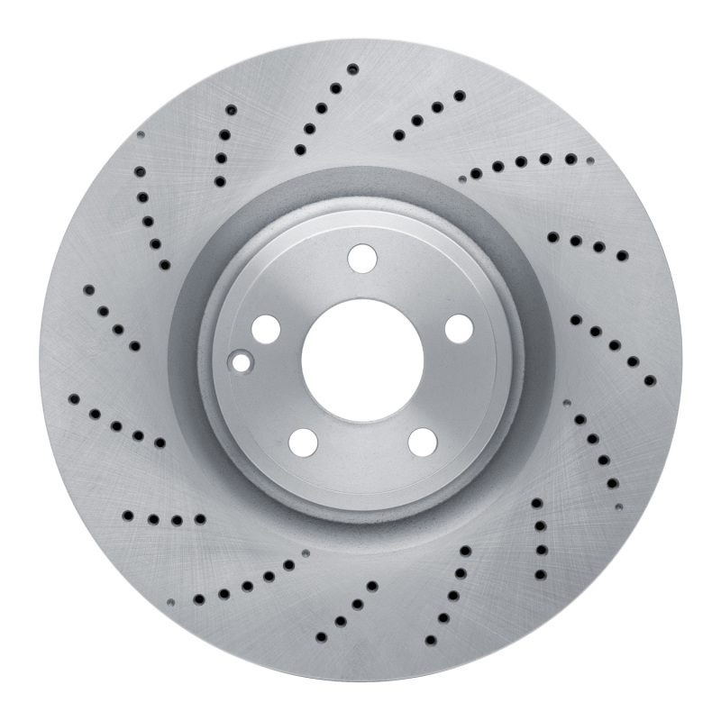 Mercedes-Benz CLS550 Brake Rotor (1) - Front - R1 Concepts - Drilled - `12-`18 Mercedes-Benz CLS550 Brake Rotor (1) - Front - R1 Concepts - Drilled - `12-`18